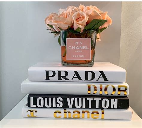 chanel dior book decor|Chanel book stacks.